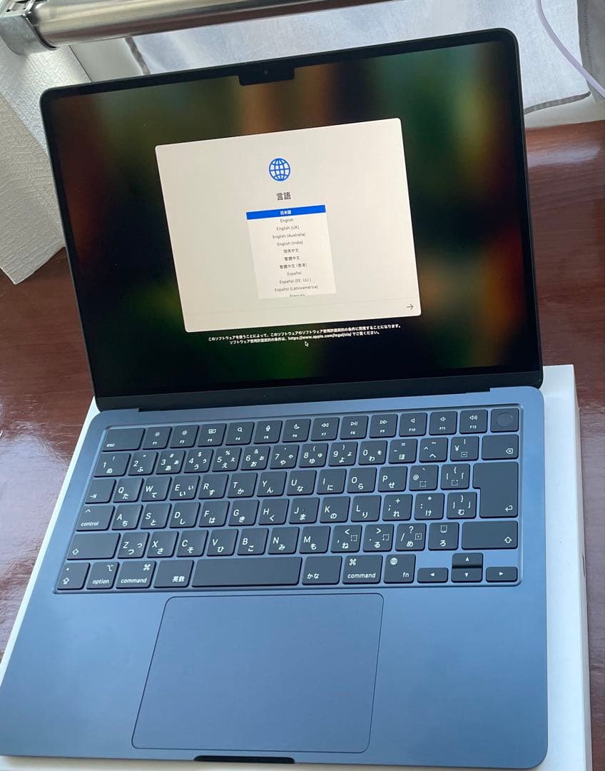 【バッテリー100%】MacBookAir M2 8GB 256GB 2022