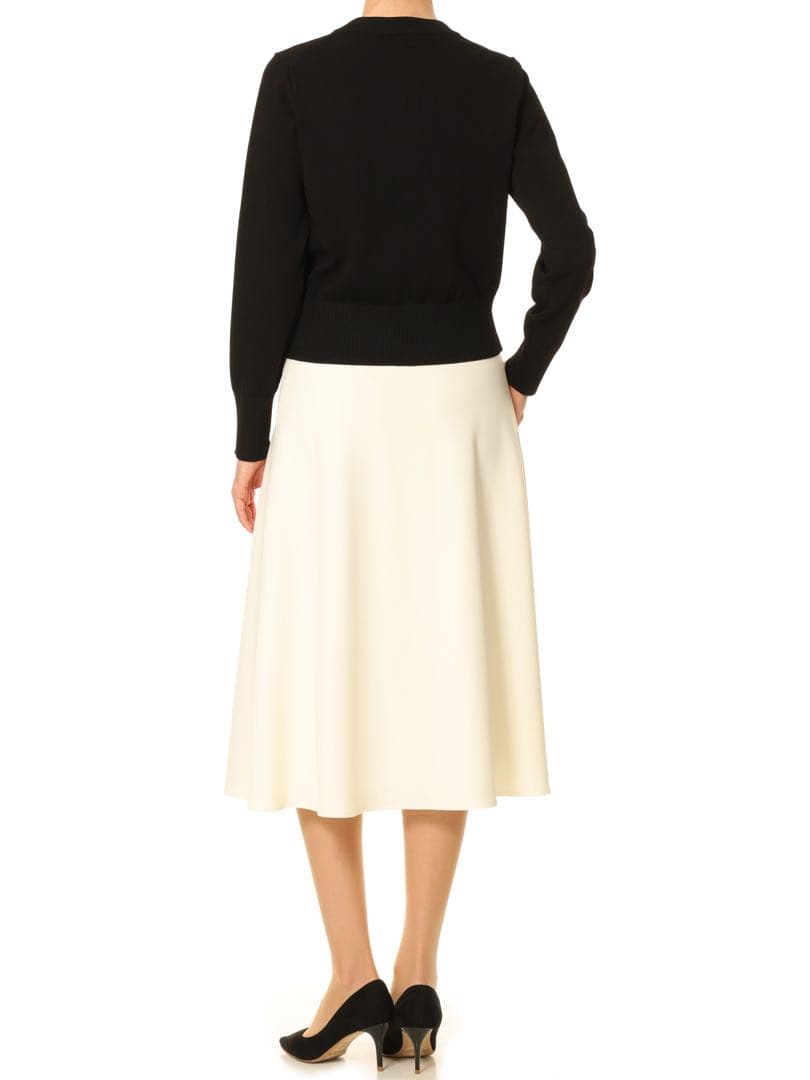 エムプルミエ　ニットジョーゼットスカート34 タイムセール