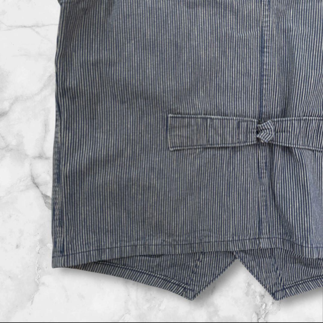 SUGAR CANE ヒッコリーストライプ ワークベスト