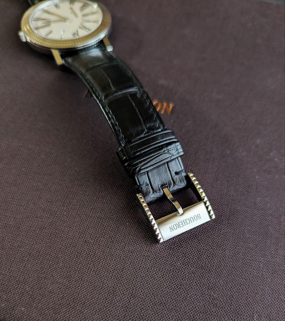 ブシュロン ロンド メンズ クロー·ド·パリ 付属品有 美品