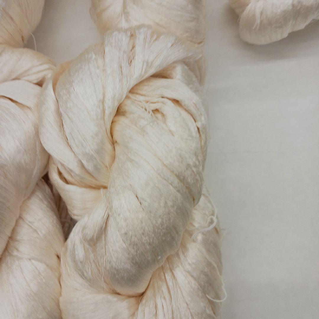 たぬき極細糸、黄色絹糸セット