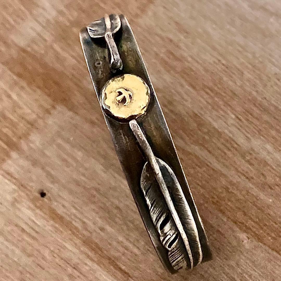 ゴローズ　goro's オールド　ダブルフェザーバングル　Lサイズ　希少