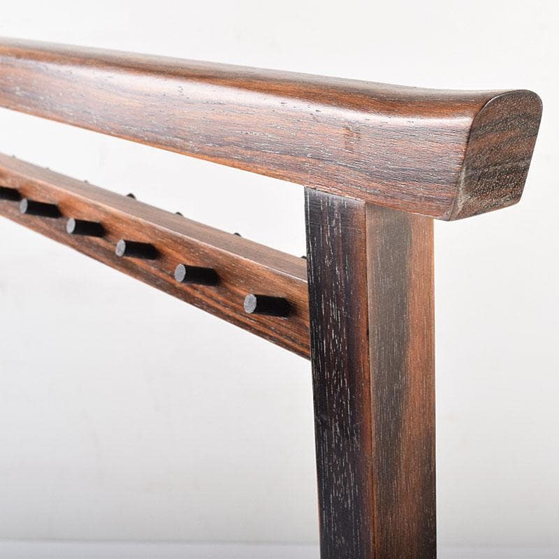 書道具　黒柿製　筆掛　筆吊　C　R7895C