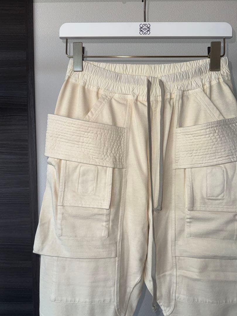 Rick Owens DRKSHDW カーゴパンツ ホワイト XS