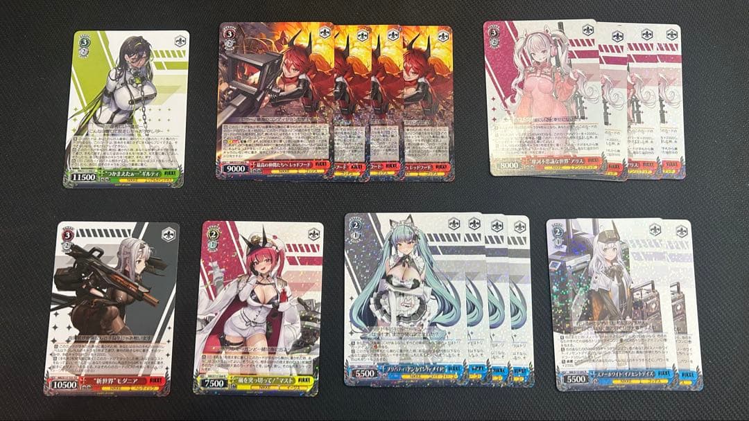 ヴァイスシュヴァルツ 勝利の女神NIKKE 8扉　レッドフード　デッキ