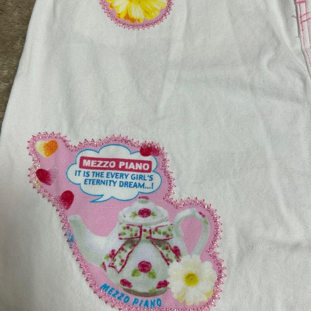 春　160㎝　メゾピアノレトロスイーツ柄スカート