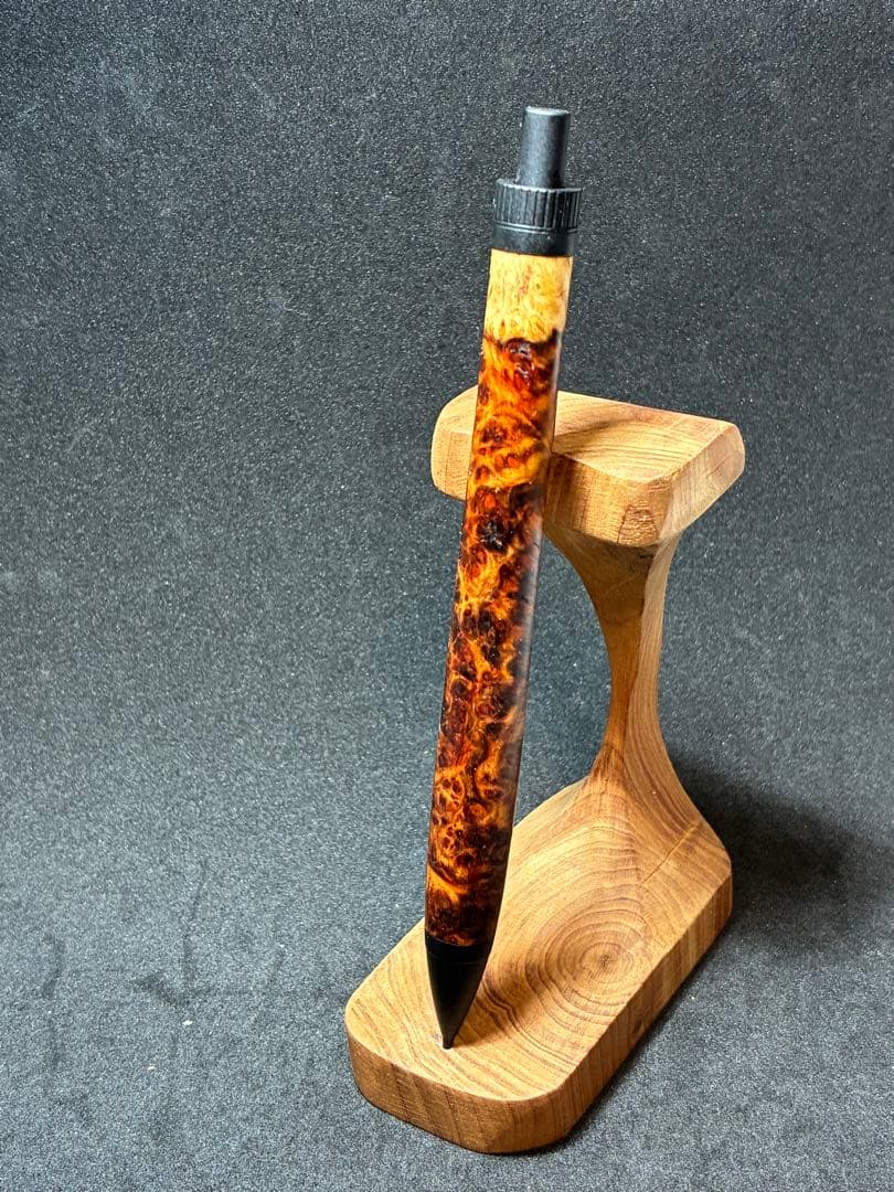 極上本花梨瘤シャーペン0.5mm アンボイナバール