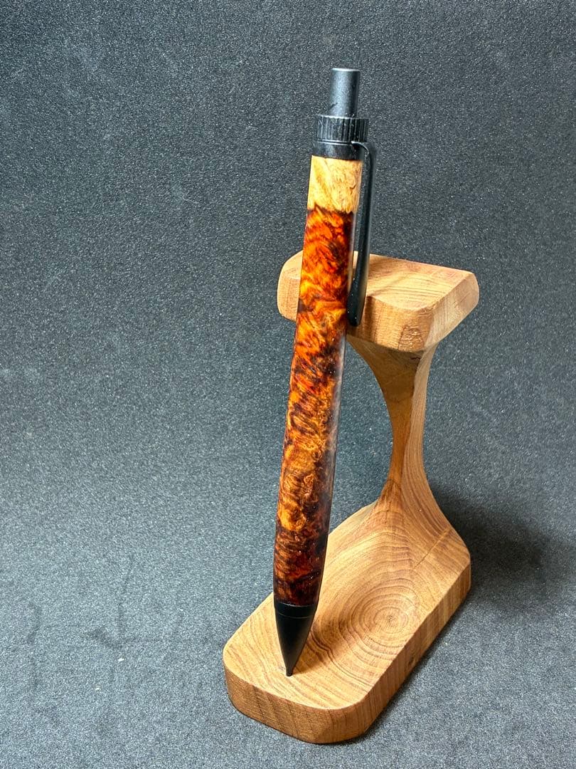 極上本花梨瘤シャーペン0.5mm アンボイナバール