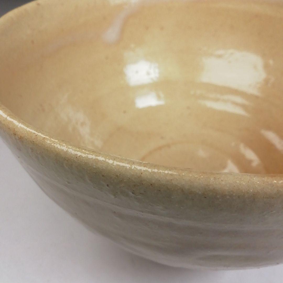 Ｗ８２　茶碗　『萩焼』『城山窯　金子信彦 造』　共箱　抹茶碗　茶道具