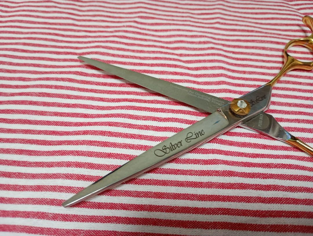 シルバーライン トリミング用シザー3本セット＋ケース付き