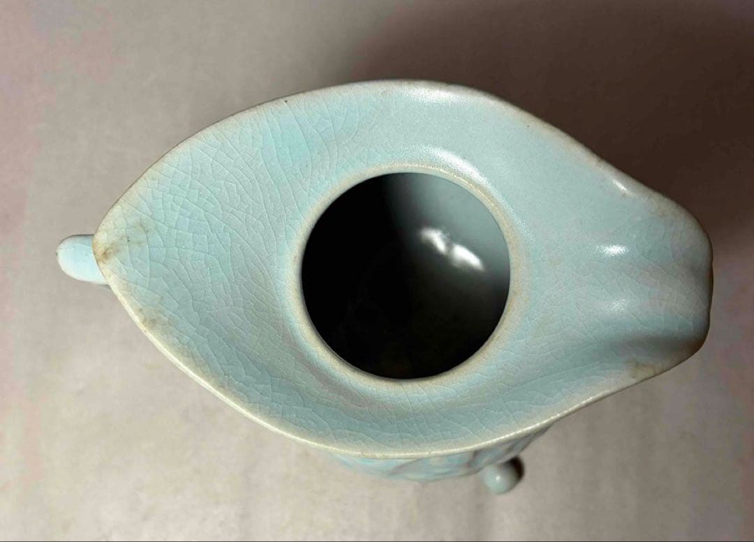 中国 三つ足水注　f2260117