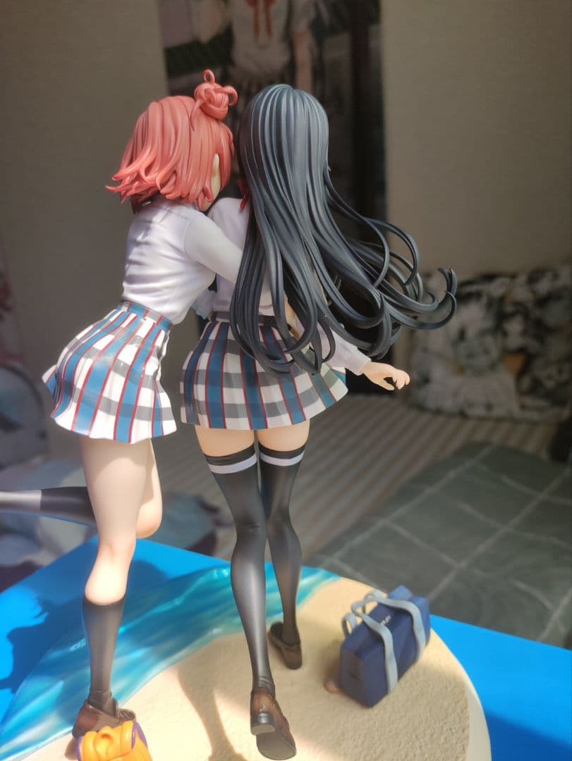 俺ガイル 雪ノ下雪乃＆由比ヶ浜結衣 1/7 フィギュア[渋スク]　開封品