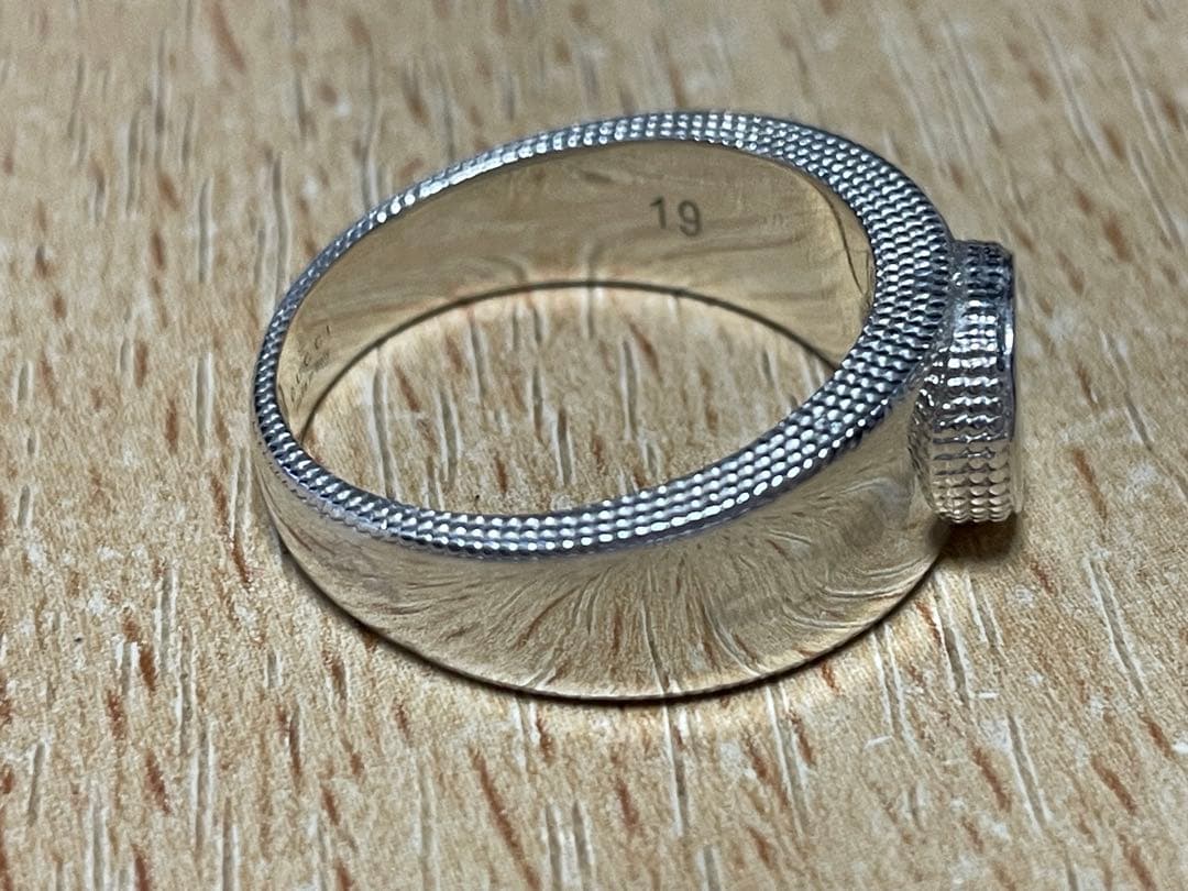 グッチ インターロッキングG リング 指輪 18.5号 シルバー GUCCI