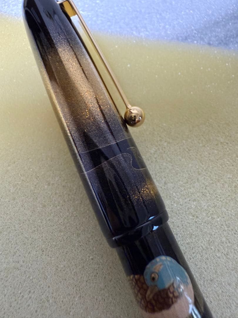 パイロット万年筆蒔絵、おしどり