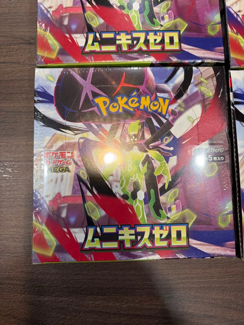 ポケモンカードゲーム「MEGA ムニキスゼロ」4BOXメガエルレイドセット
