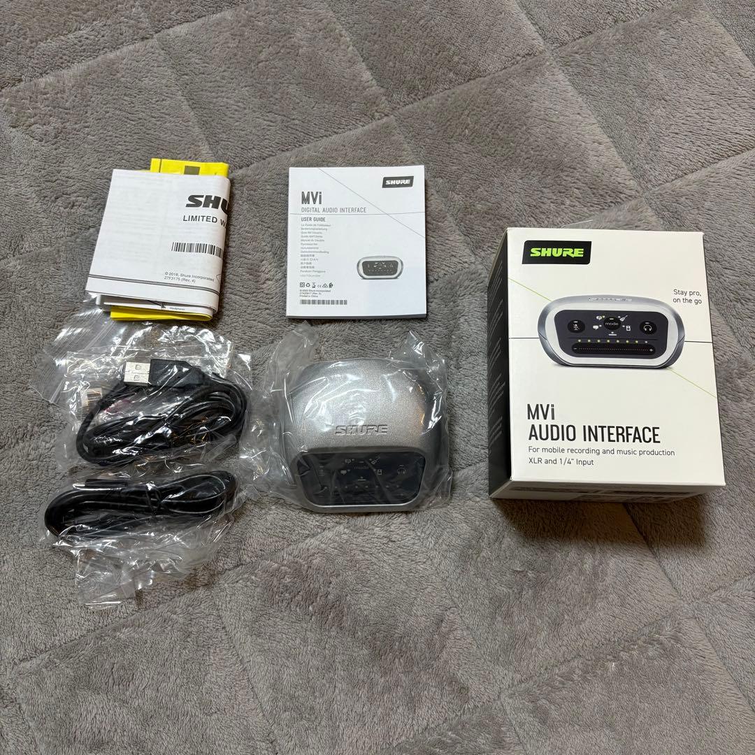 【中古/ほぼ未使用】Shure MVi デジタルオーディオインターフェース