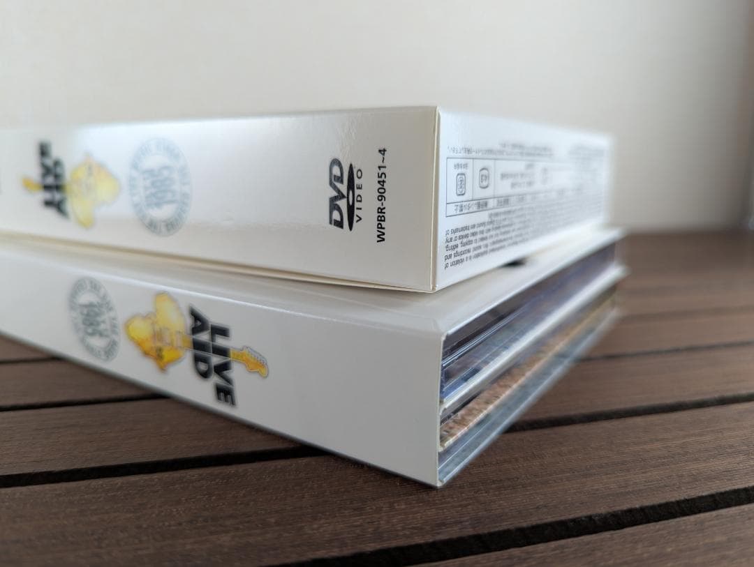 【ほぼ新品】LIVE AID ライヴ・エイド DVD4枚組 初回限定BOX