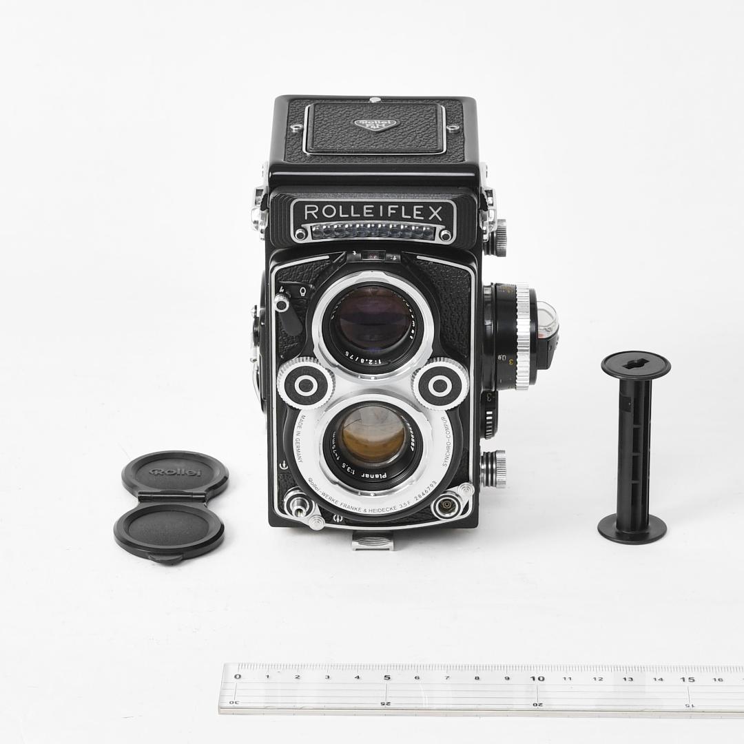 オーバーホール済 ROLLEIFLEX Planar f3.5 ホワイトフェイス