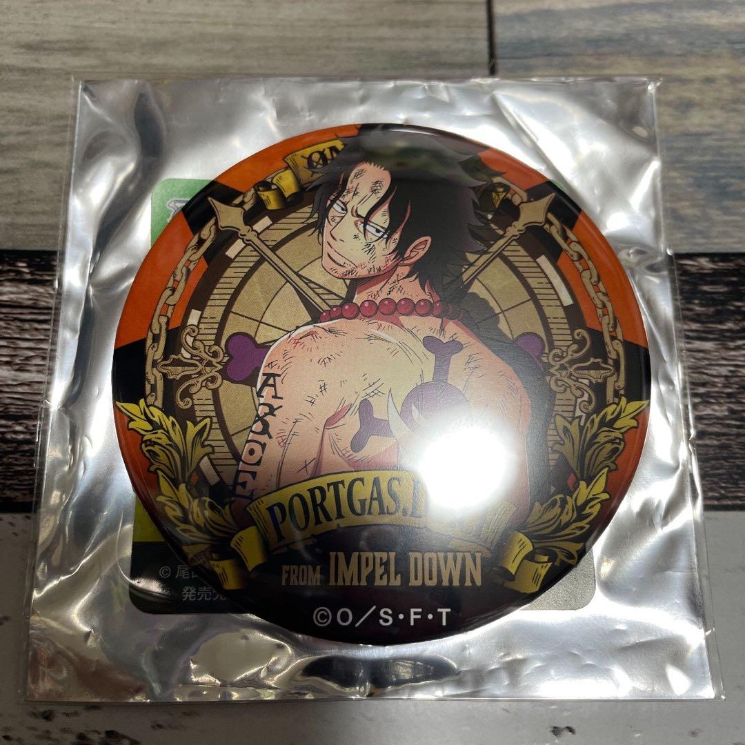 ONE PIECE アルティメットクルードでか缶バッジ エース 3個セット