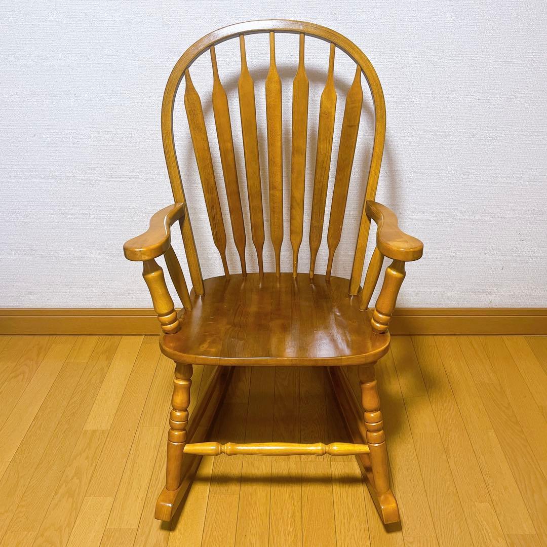 ロッキングチェア アームチェア 椅子 チェア 木製 ビンテージ カントリー