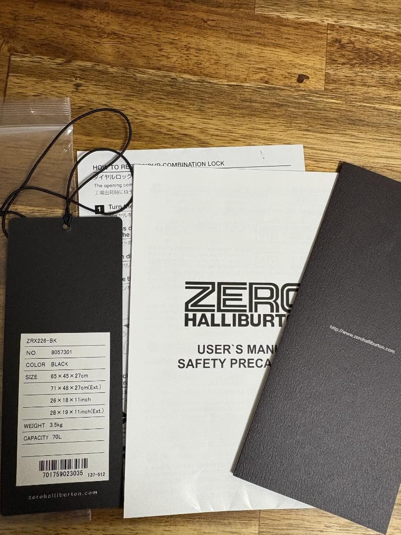 ZERO HALLIBURTON/ゼロハリバートン スーツケース ブラック70L