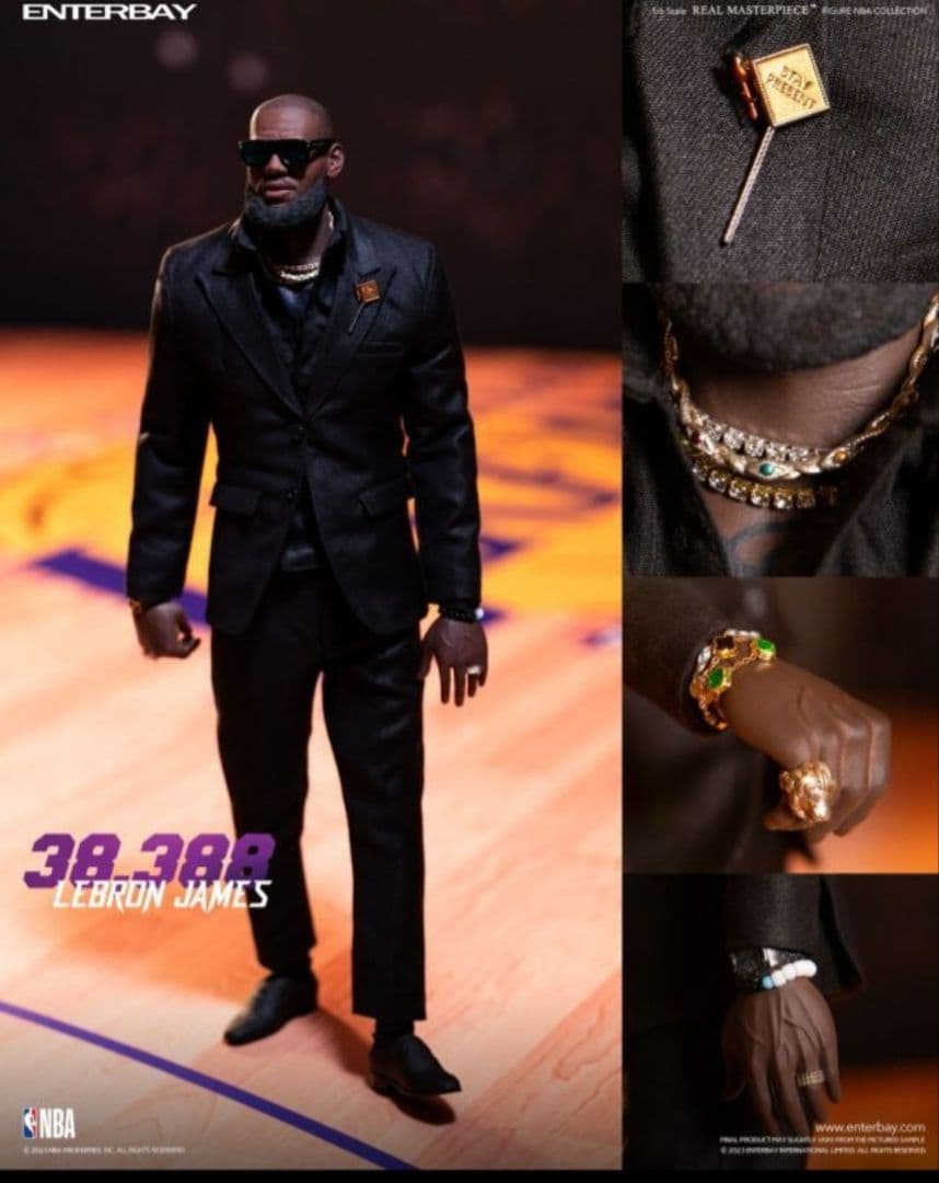 新品未使用　エンターベイ　1/6　レブロン・ジェームズ