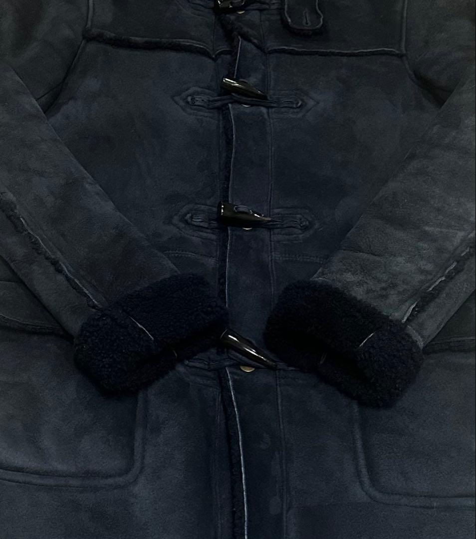 RHC ロンハーマン リアルムートン　ダッフルコートフード付き　ネイビー　M