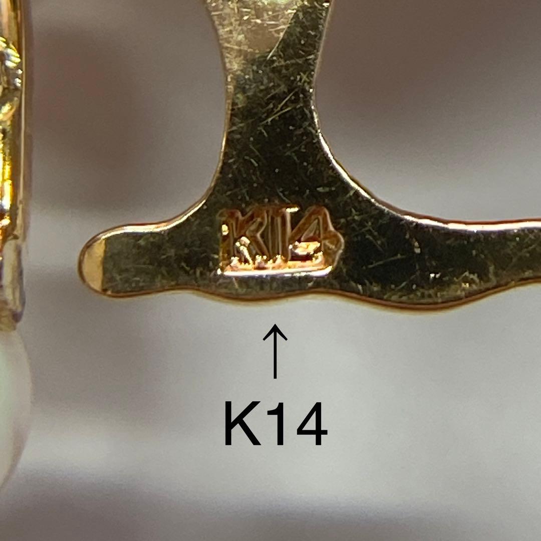 K14　マベパール＆ベビーパール　ブローチ　ペンダントトップ兼用　ルビー入り