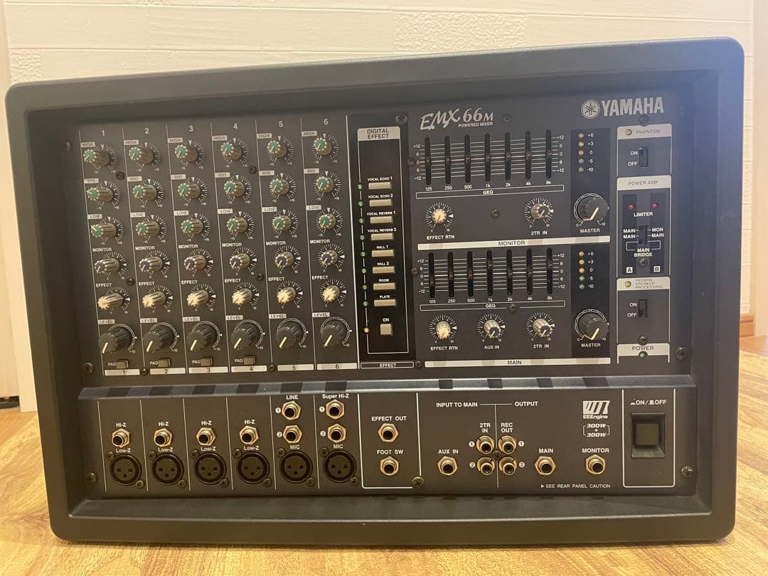YAMAHA EMX66M パワードミキサー 動作品