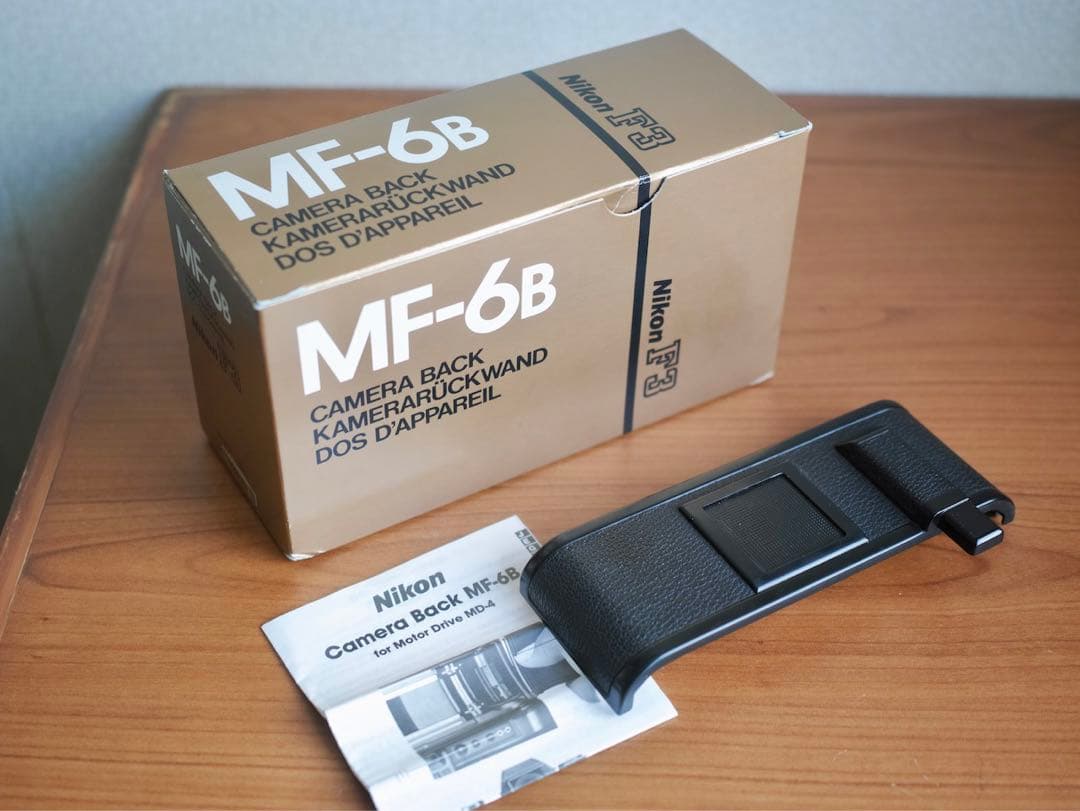 元箱と取説付属 Nikon F3用裏蓋 MF-6B 中古品