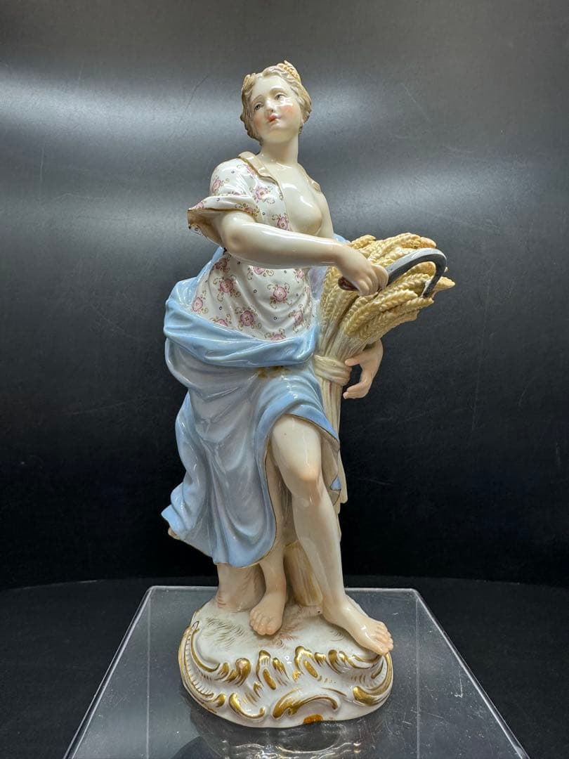 専用　マイセン　「夏の寓意」　高さ19cm トサヒ　東ゆ7-0217⭐︎2