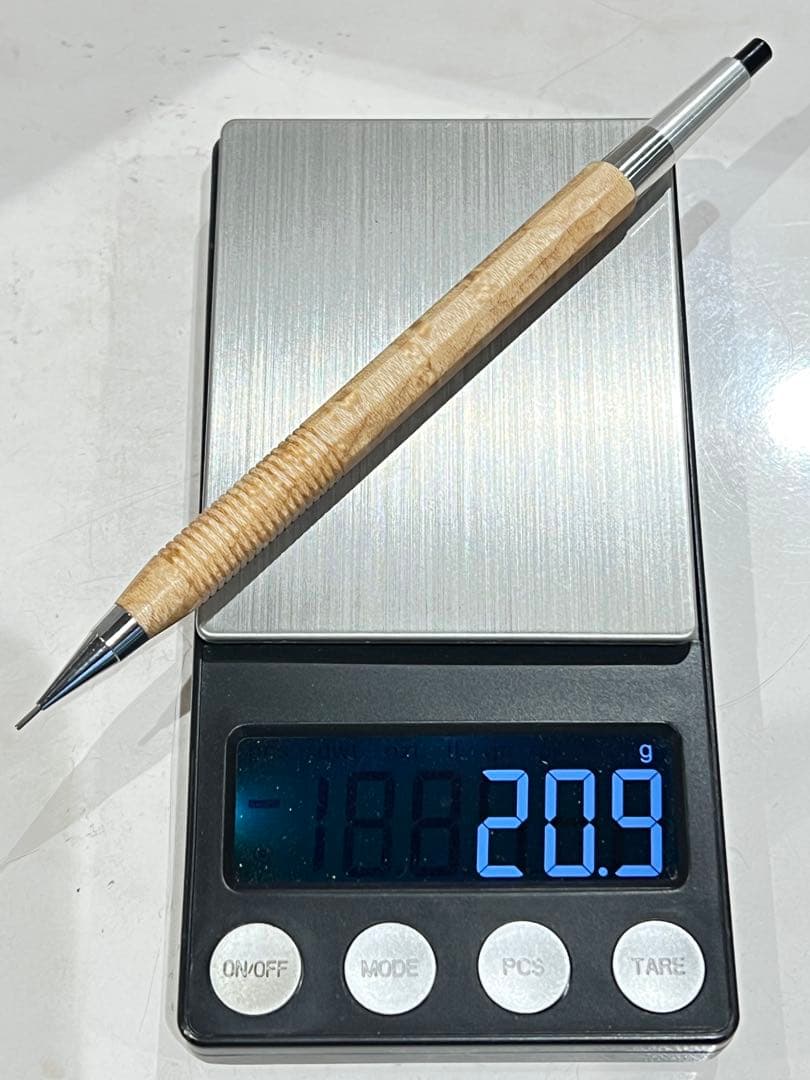 Jicobow　pg5+バーズアイメイプル　八角軸 ステン硬度表示窓有り