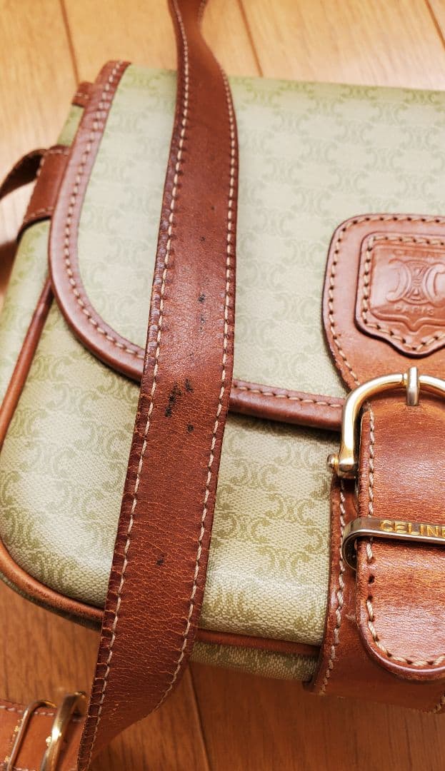 【CELINE】ショルダーバック マカダム PVC トリオンフ オールドセリーヌ