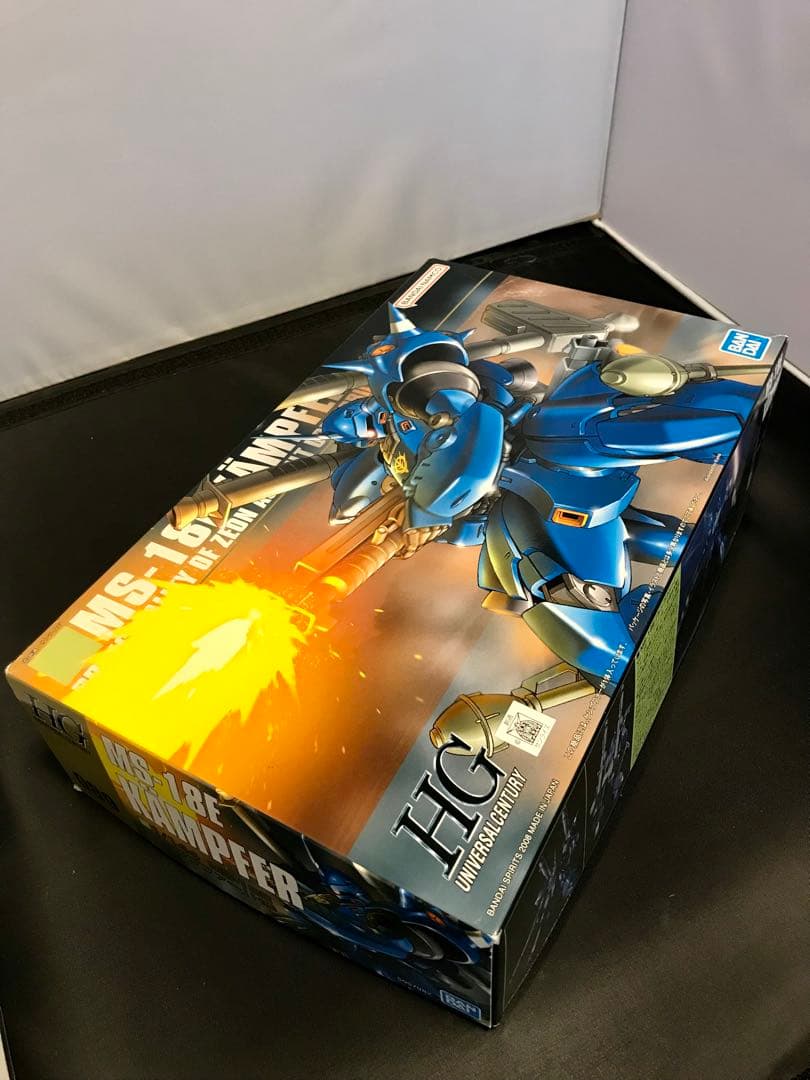 ガンプラ1/144赤いケンプファーHGモノアイLEDマグネット独立点灯ジャンク