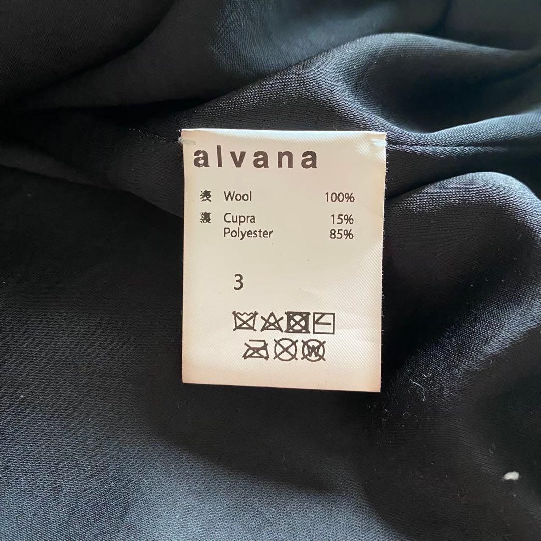 alvana ウールジャケット ジャケット ブラック