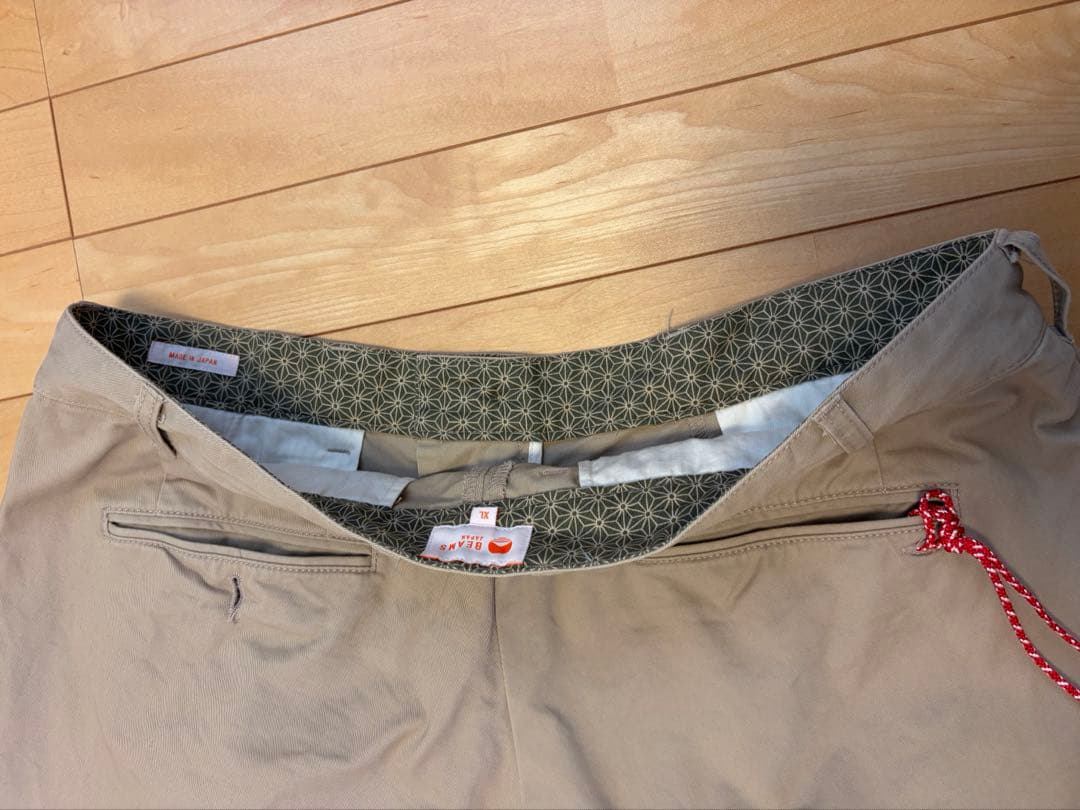 BEAMS JAPAN 2プリーツチノ