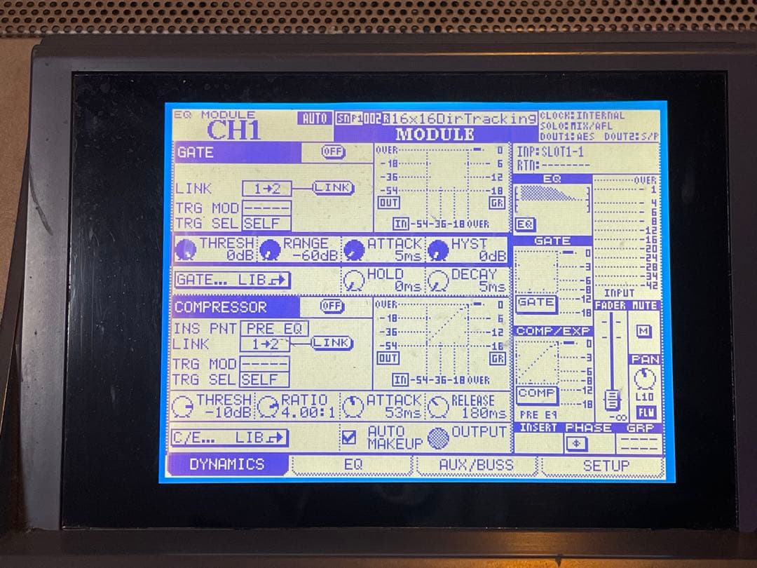 配信機器・PA機器・レコーディング機器 TASCAM DM-3200 + MU-1000 + IF-FW/DMmkII