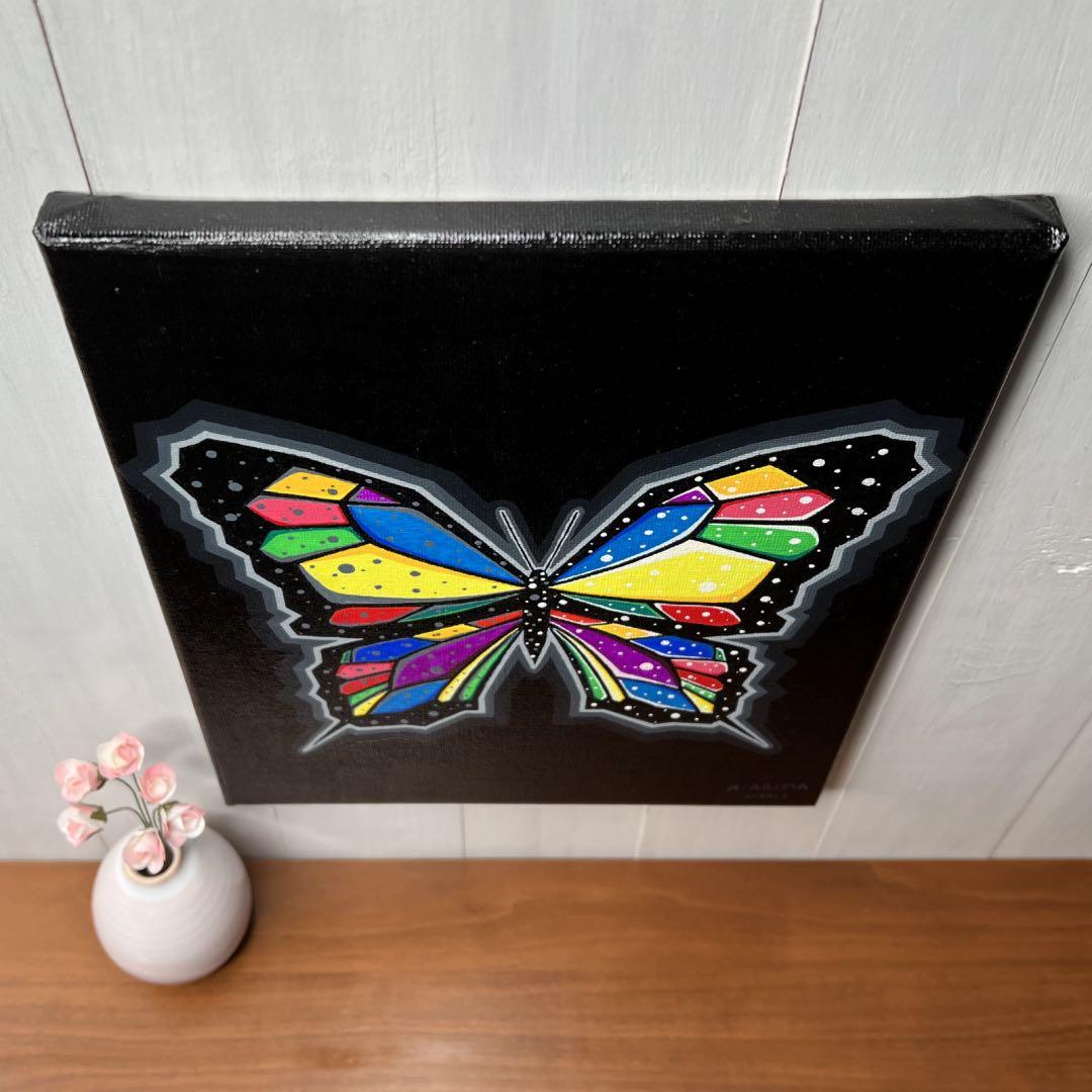 ブラックバタフライ｜絵画 原画 蝶の絵 イラスト ドローイング