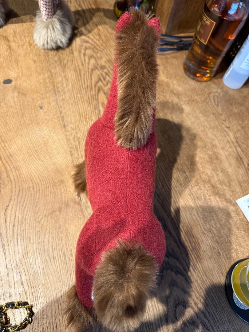 エルメス　エルミー　ぬいぐるみ　ワインレッド