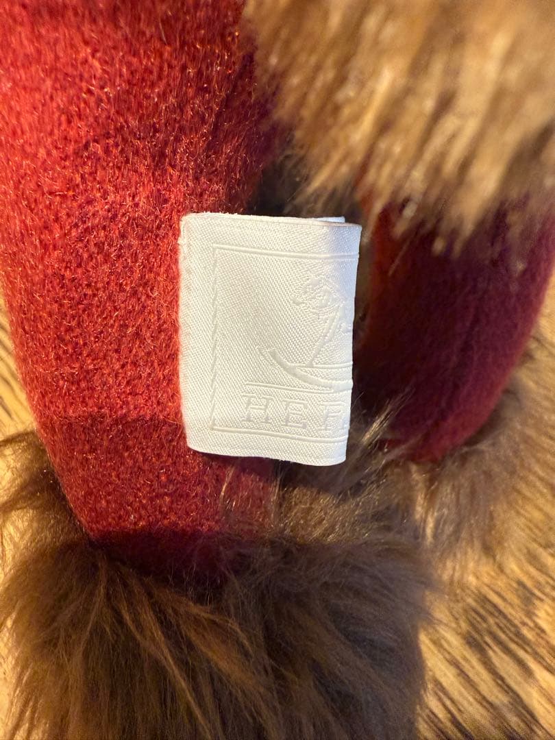 エルメス　エルミー　ぬいぐるみ　ワインレッド