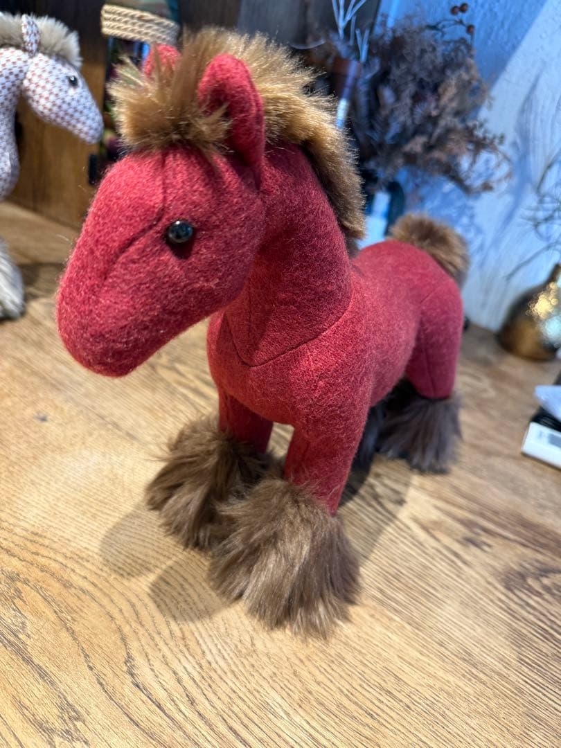 エルメス　エルミー　ぬいぐるみ　ワインレッド