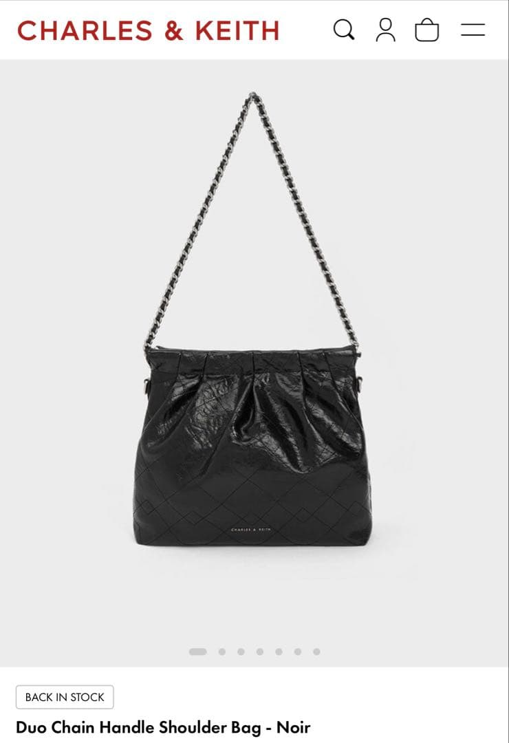 CHARLES & KEITH - チェーンショルダーバッグ