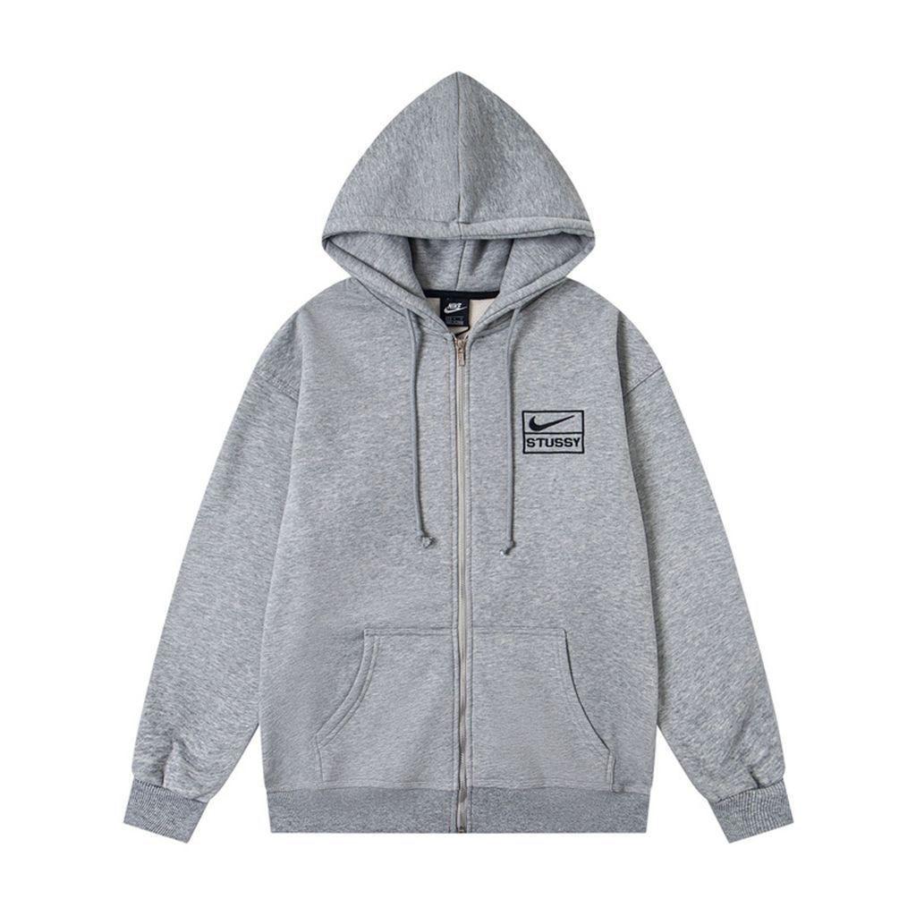 Stussy コラボ パーカー L グレー