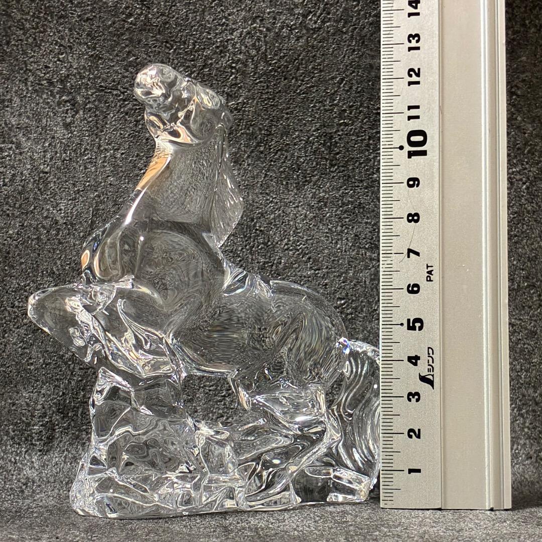 バカラ 干支 馬 クリスタルガラス 置き物 オブジェ 箱付き Baccarat
