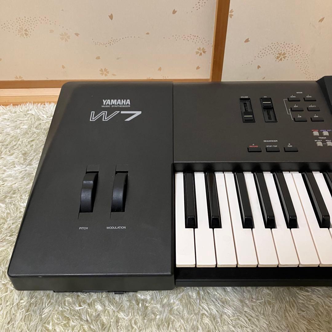 【動作品】YAMAHA W7 シンセサイザー 61鍵盤