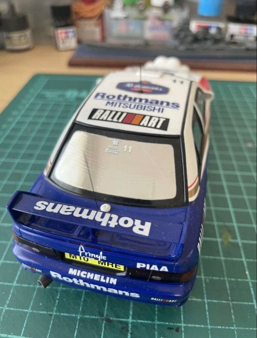 ハセガワ 1/24 完成品 三菱 ランサーエボリューションⅢ WRC
