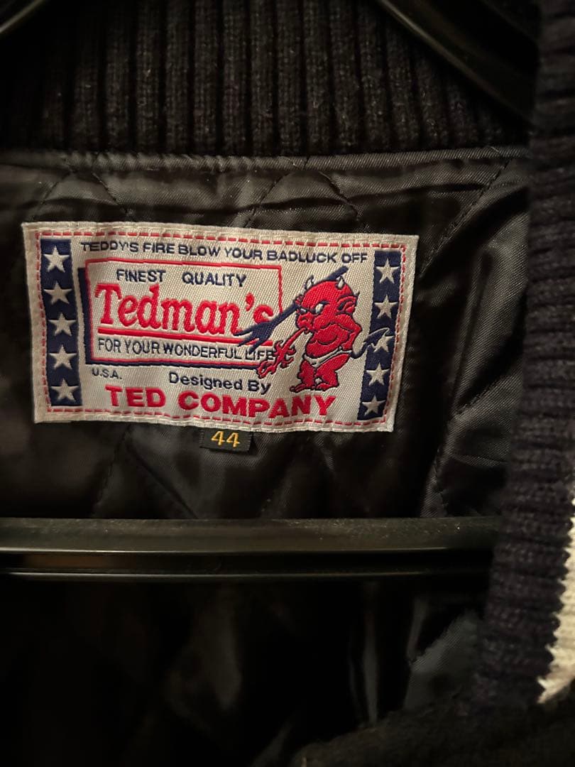 絶版ビンテージ★テッドマン300着限定スタジアムジャンパーシリアルナンバー付き