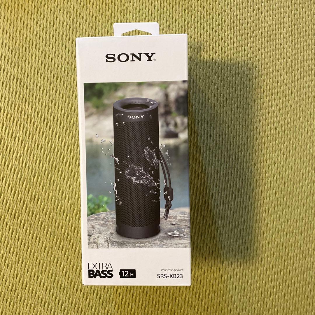 SONY SRS-XB23 ワイヤレススピーカー　ブラック