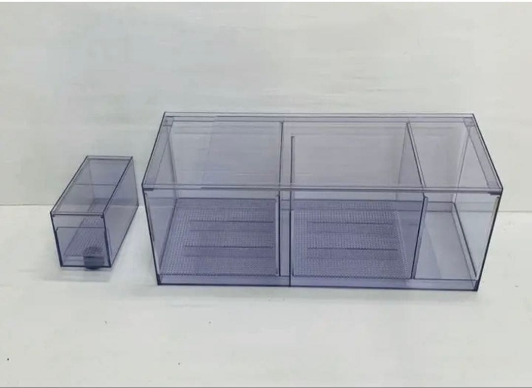 大型　特注塩ビ濾過槽 Ｗ900×Ｄ350×Ｈ300濾過槽+ウールBOX