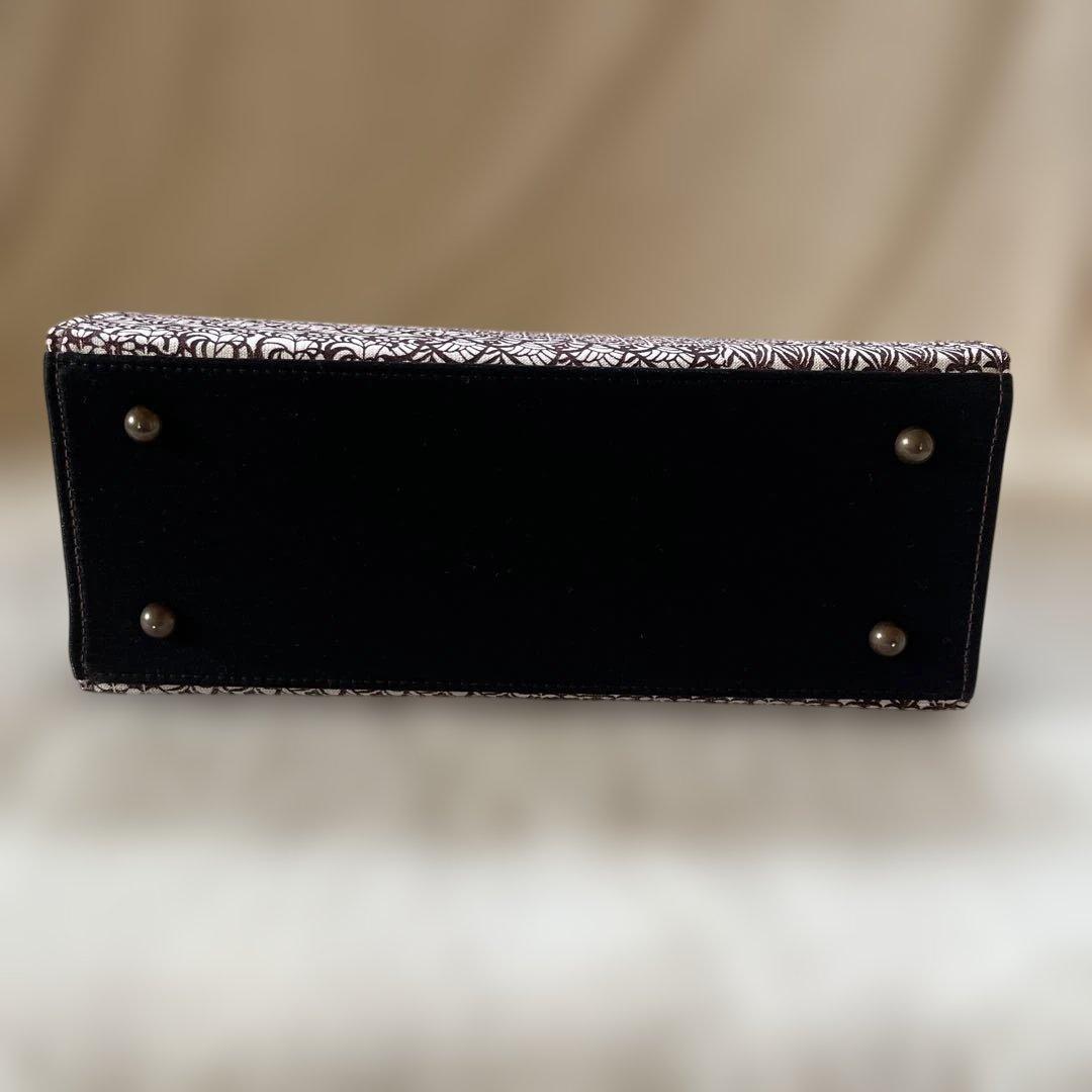 京都SHOZAN謹製 正絹和装バッグ未使用品 切り嵌め小紋柄